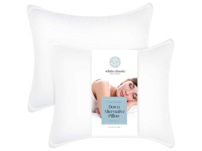 White Classic Down-Alternative Luxury Pillow